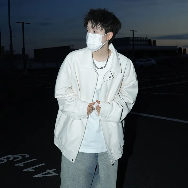SOCKKEY Leather Jackets Unisex-16