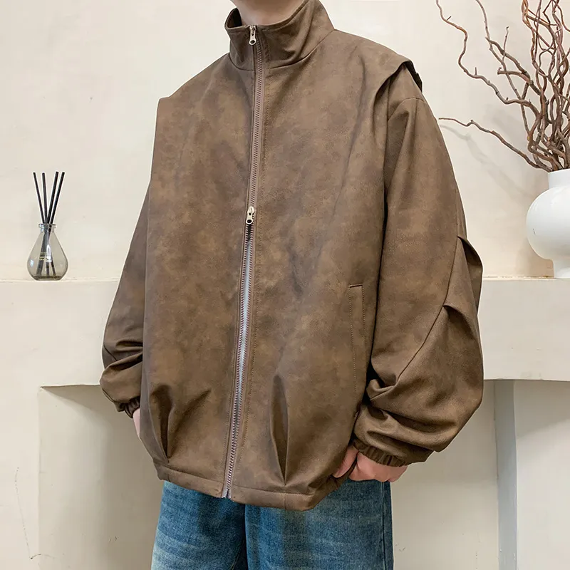 SOCKKEY Leather Jackets Unisex-13