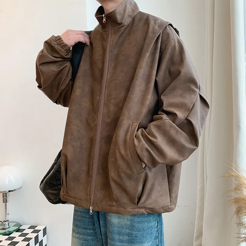 SOCKKEY Leather Jackets Unisex-11