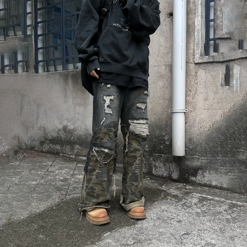 SOCKKEY Jeans Unisex Camouflage-3