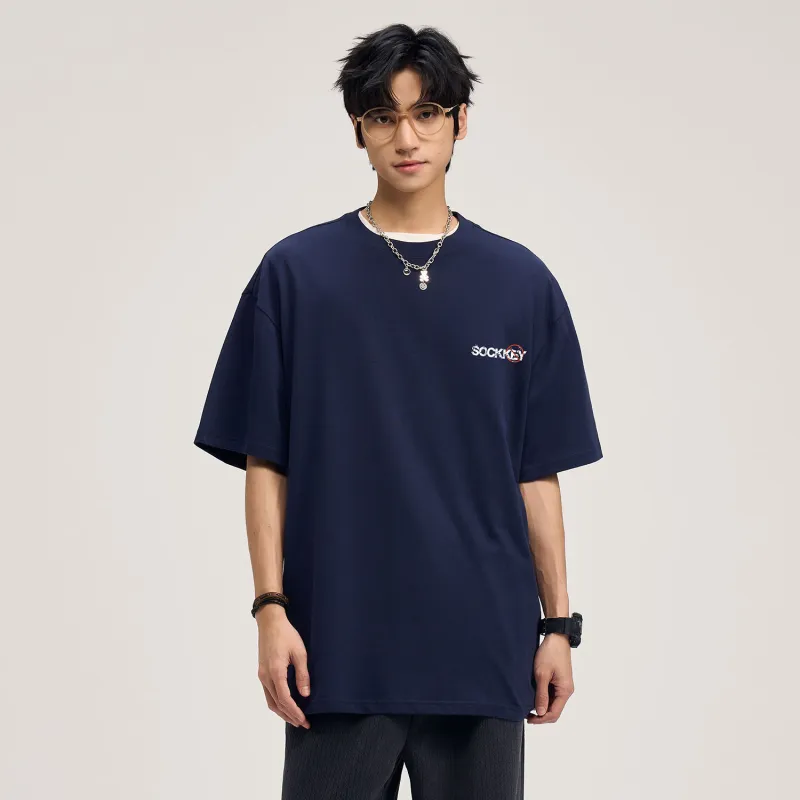 SOCKKEY Drop Shoulder Sleeve T Shirt Unisex-12