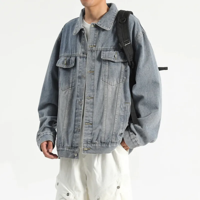 SOCKKEY Denim Jacket Unisex Black-14