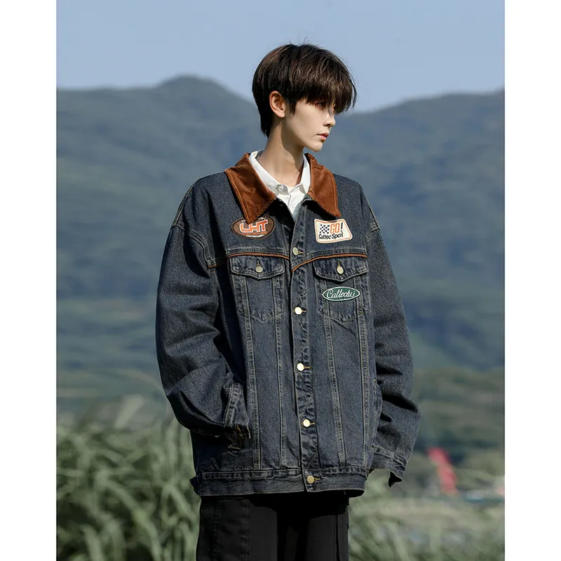 SOCKKEY Denim Jacket Unisex Blue-3