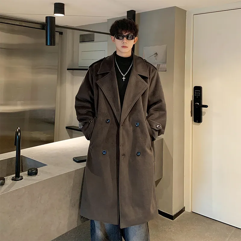 SOCKKEY Trench Coat Unisex Black-9