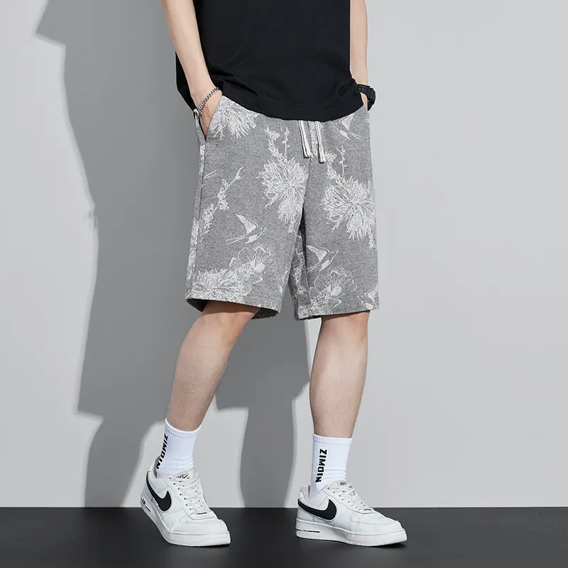 SOCKKEY Denim Shorts Unisex Gray-1