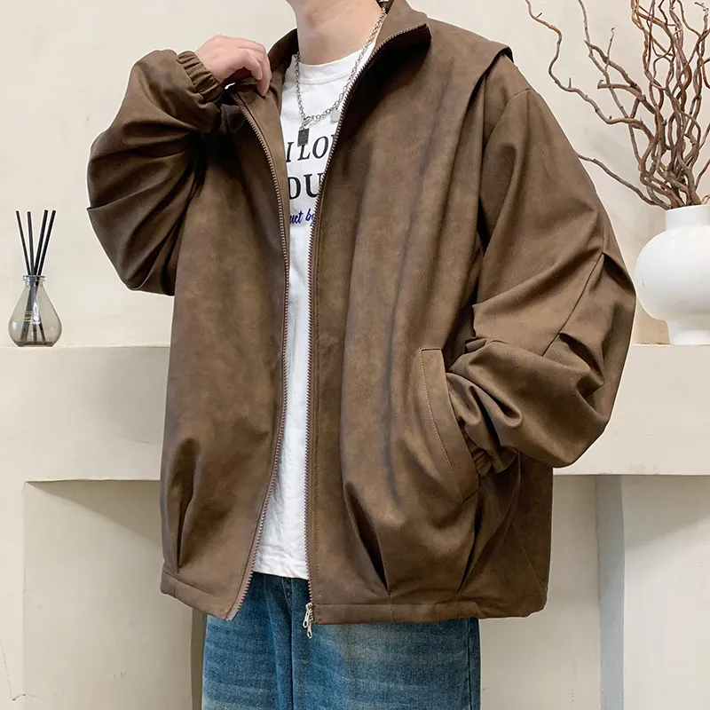 SOCKKEY Leather Jackets Unisex-12
