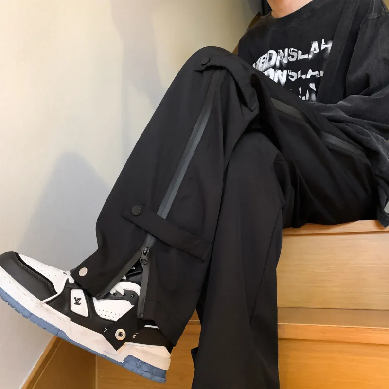 SOCKKEY Cargo Pants Unisex Black-3