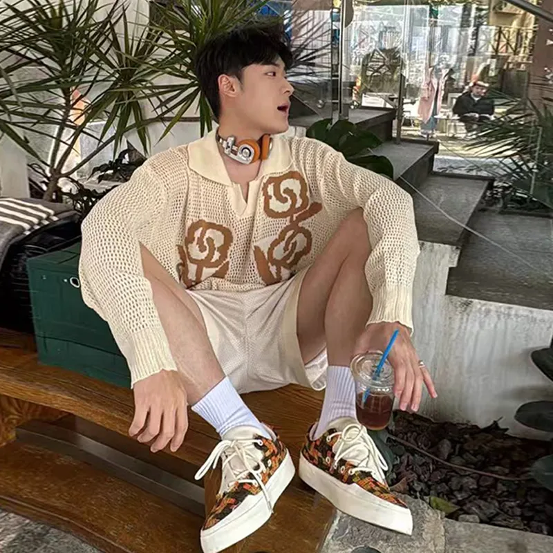 SOCKKEY Polo Shirts Unisex Apricot-2