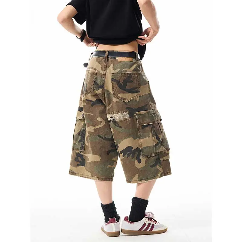 SOCKKEY Cargo Shorts Unisex Camouflage-1