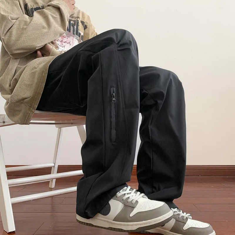 SOCKKEY Casual Pants Unisex Black-2