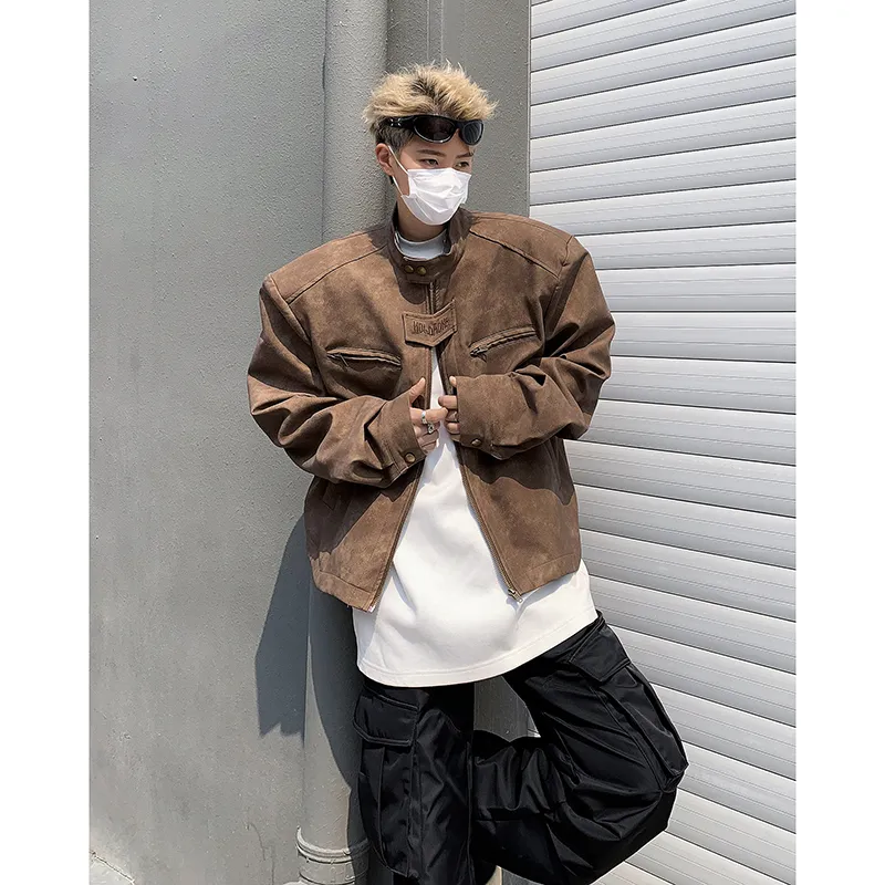SOCKKEY Leather Jackets Unisex-13