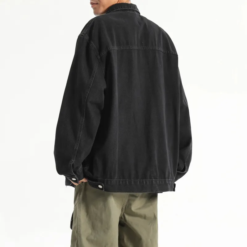 SOCKKEY Denim Jacket Unisex Black-9