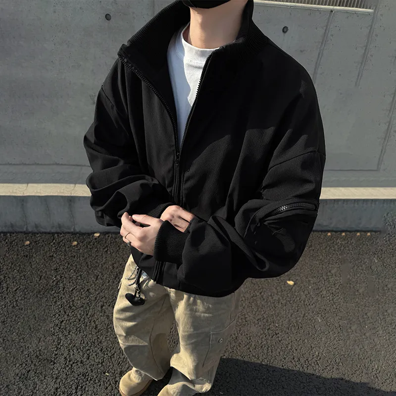 SOCKKEY Jackets Coats Unisex Black-3