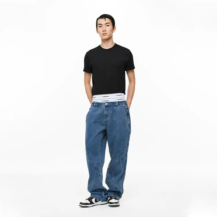 Unawares. Jeans Unisex Denim Blue-2