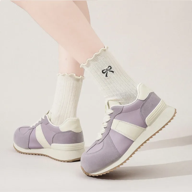 CLEARTASTE Wear resistant And Lightweight Low Top Casual Shoes Women's-8