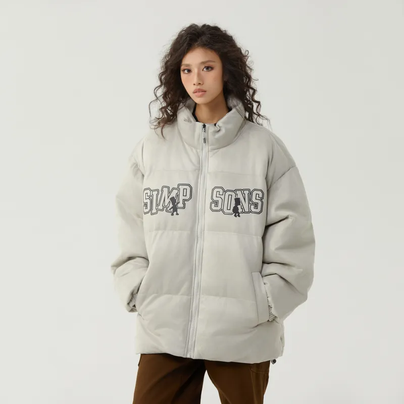The Simpsons Puffer Jacket Unisex-23