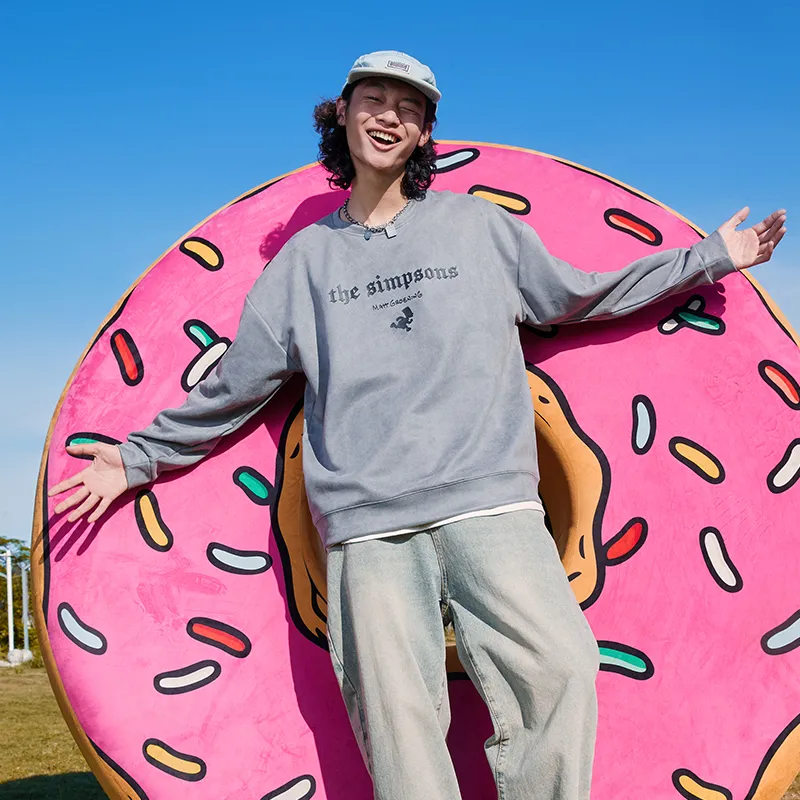 The Simpsons Sweatshirt For Fall And Winter Unisex-2