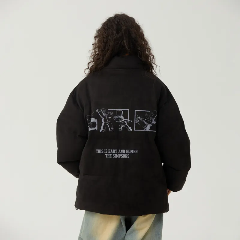 The Simpsons Puffer Jacket Unisex-7