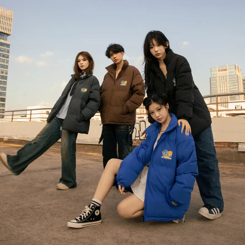 The Simpsons Puffer Jacket Unisex-16