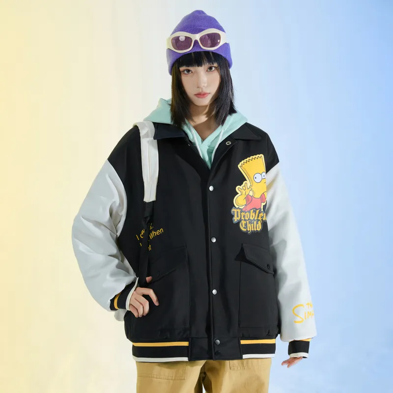 The Simpsons Puffer Jacket Unisex-5