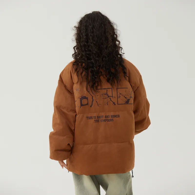 The Simpsons Puffer Jacket Unisex-31