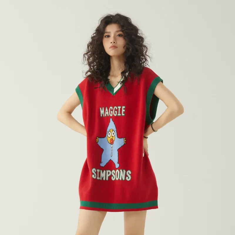 The Simpsons Knitwear Unisex Red-5