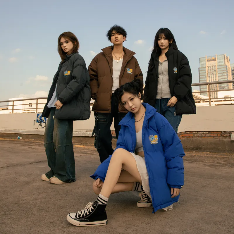 The Simpsons Puffer Jacket Unisex-15