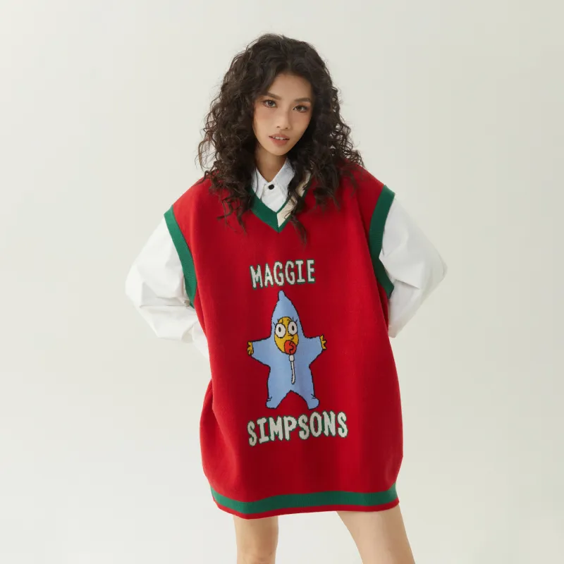 The Simpsons Knitwear Unisex Red-4