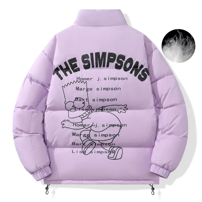 The Simpsons Down Coat Jacket Unisex-8