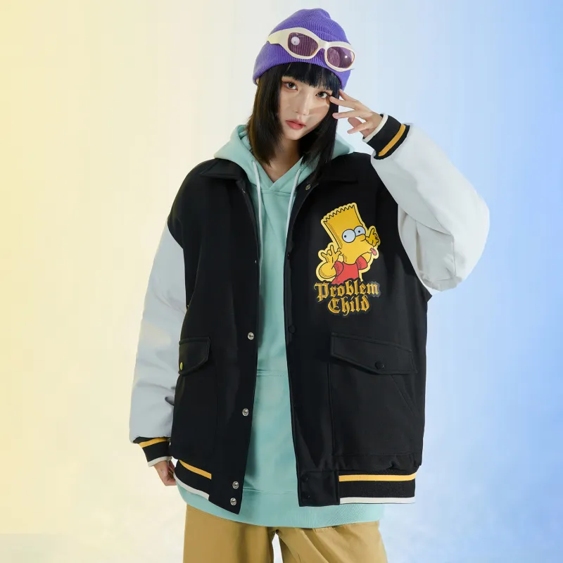 The Simpsons Puffer Jacket Unisex-3
