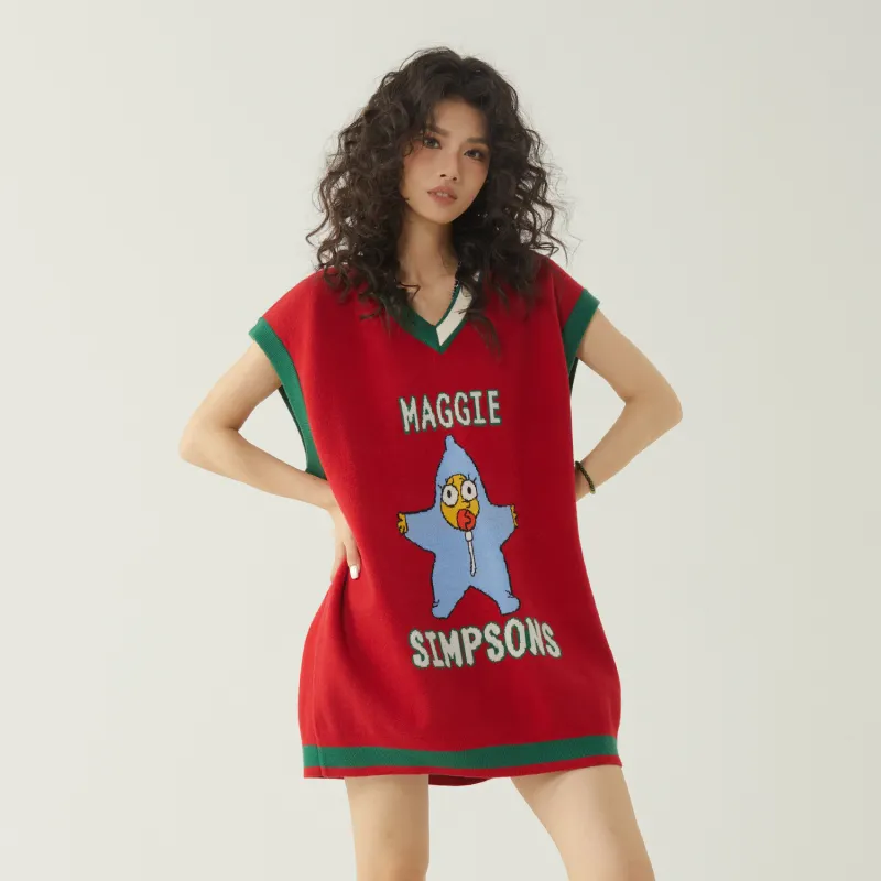 The Simpsons Knitwear Unisex Red-6