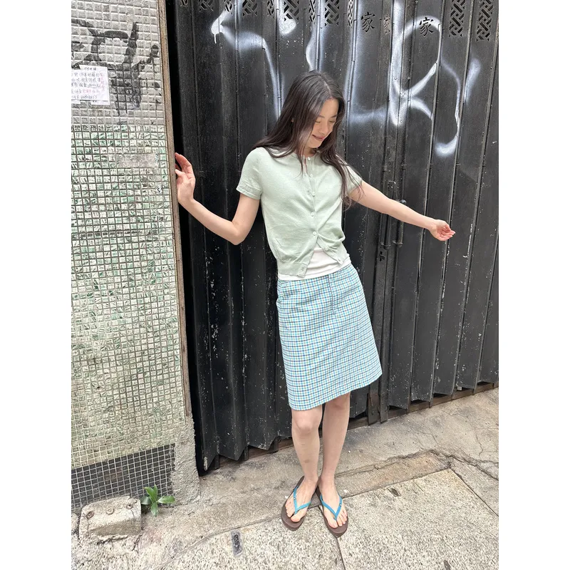 UNRETRO Casual Short Skirts Women's-2