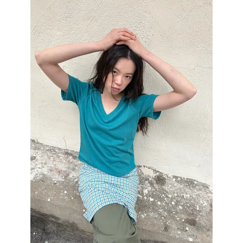 UNRETRO Set in Sleeve T Shirt Women's-3