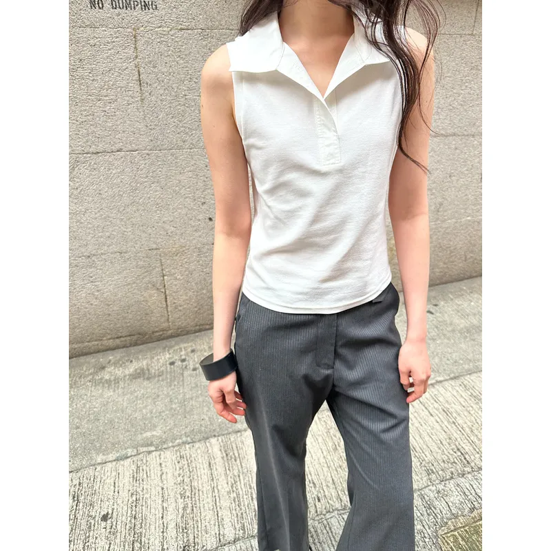 UNRETRO Polo Shirts Women's White-4