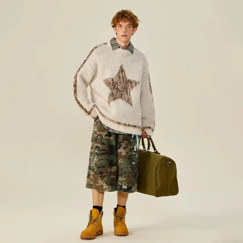 MATCHA STORY College Series Sweater Unisex Beige-5