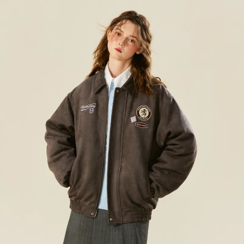 MATCHA STORY College Series Down Jacket Unisex-2