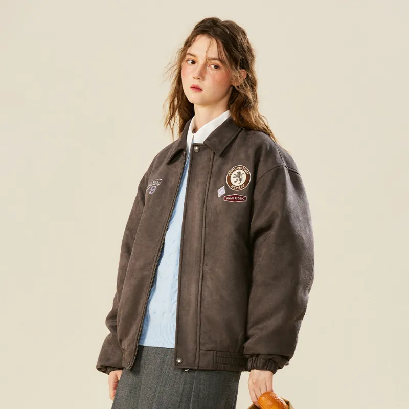 MATCHA STORY College Series Down Jacket Unisex-3