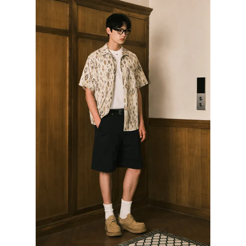MATCHA STORY College Series Casual Shorts Unisex-11