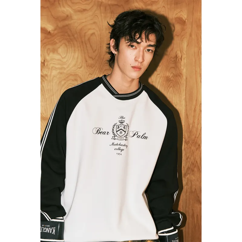 MATCHA STORY College Series Sweatshirt Unisex White-2