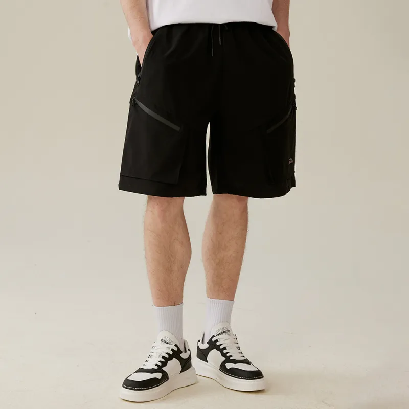 MATCHA STORY Casual Shorts Unisex Black-3
