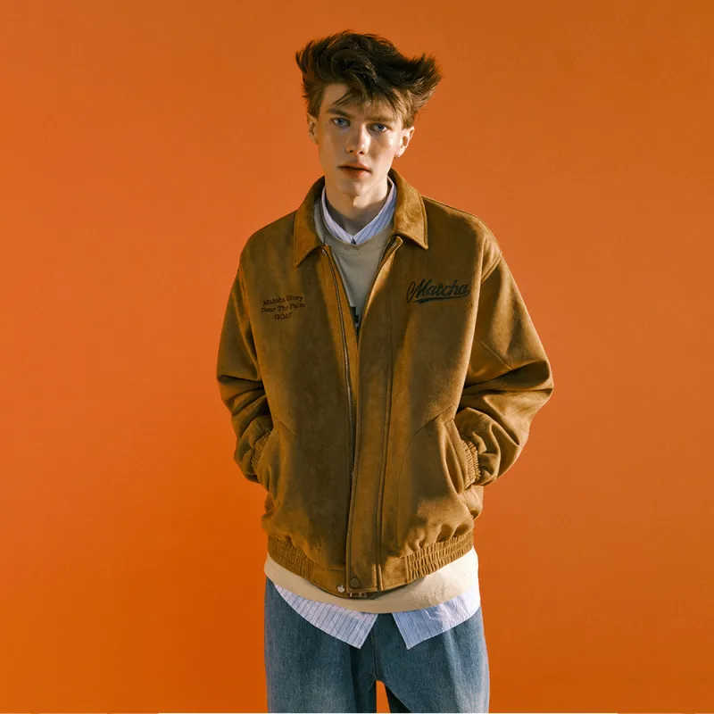 MATCHA STORY Velvet feel Coat Unisex-5