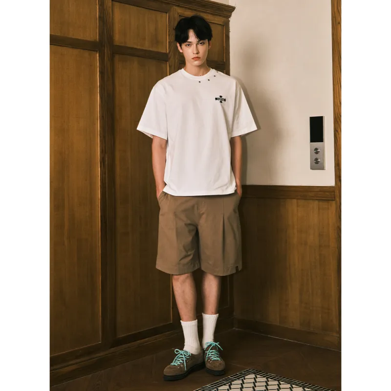 MATCHA STORY College Series Casual Shorts Unisex-5