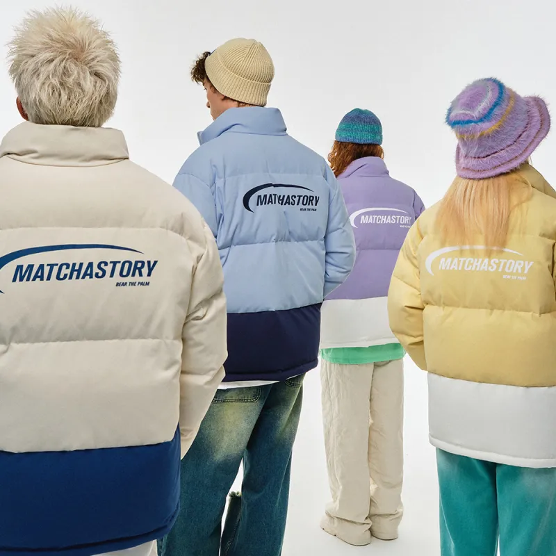 MATCHA STORY Down Jacket Unisex-5