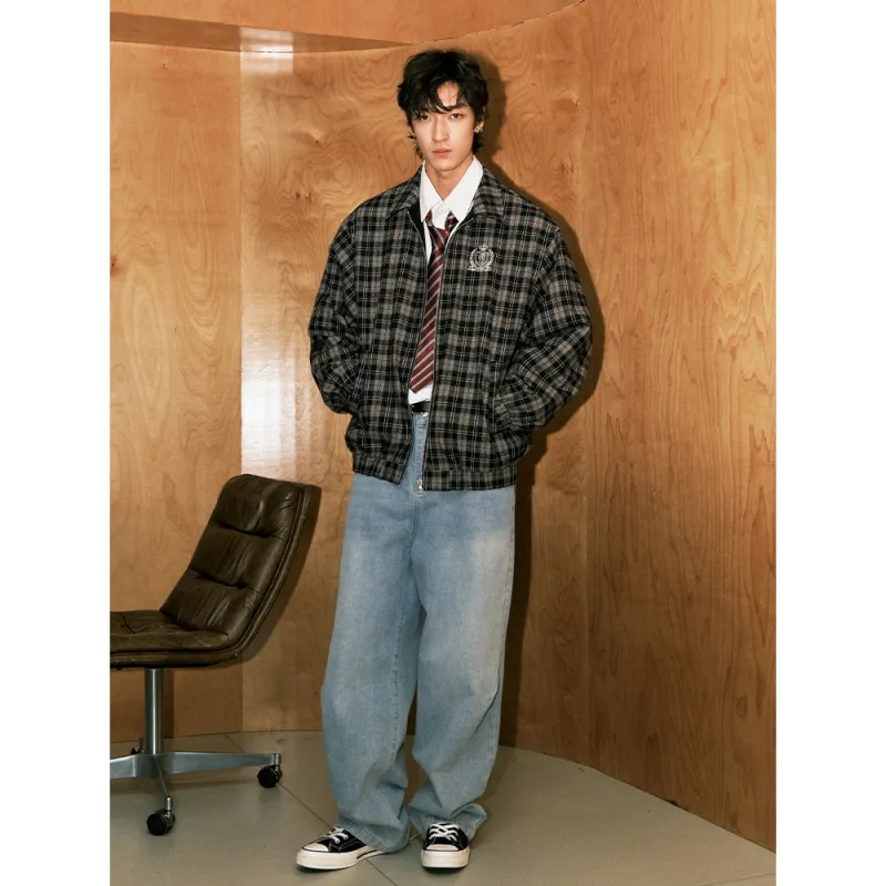 MATCHA STORY College Series Jackets Coats Unisex Black-7