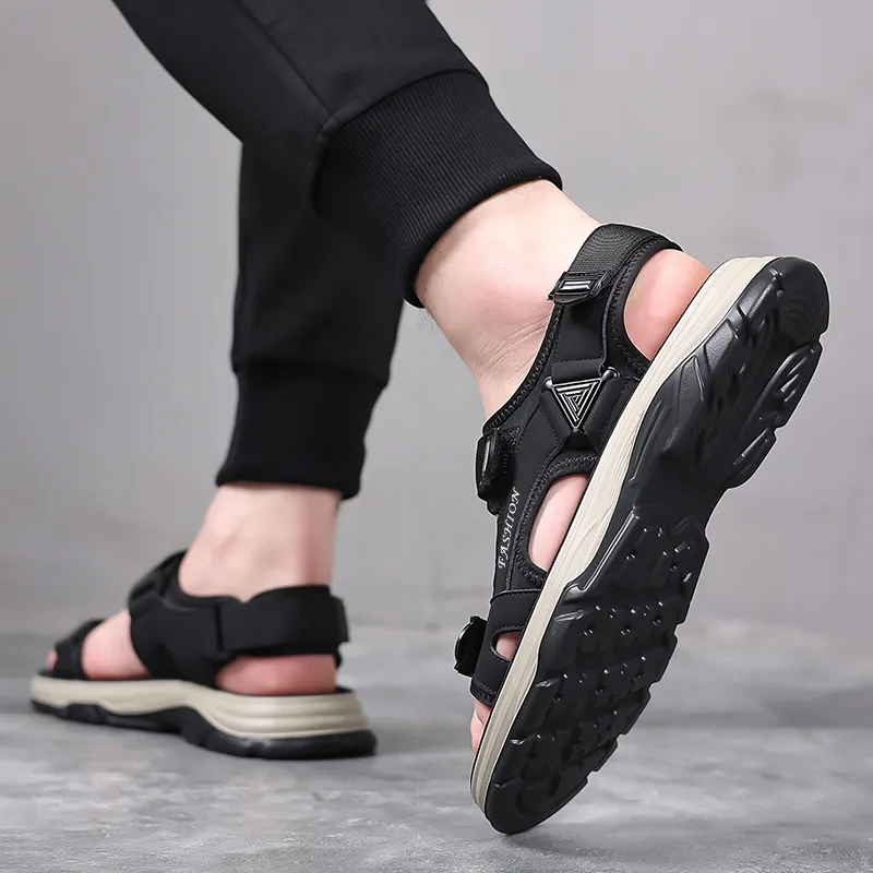Bindu Beach Sandals Men's Black-2
