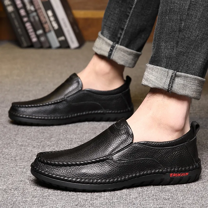 Bindu Casual Leather Shoes Men's-2
