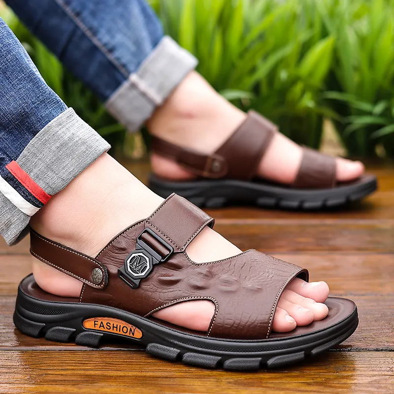 Bindu Beach Sandals Men Black-3