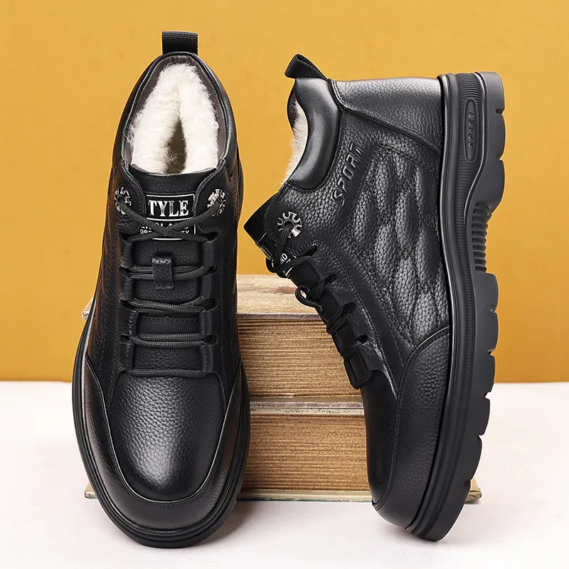 Bindu Mid Top Casual Shoes Men's Black-2