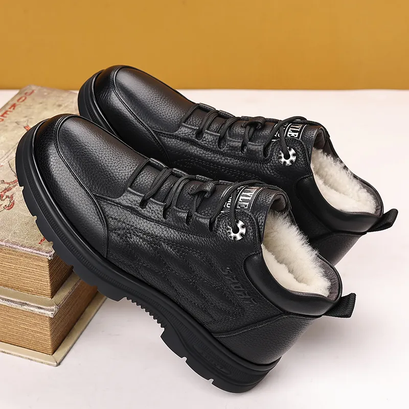 Bindu Mid Top Casual Shoes Men's Black-1