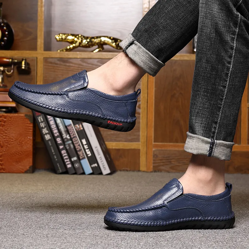 Bindu Casual Leather Shoes Men's-13